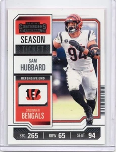 2023 Panini Contenders Sam Hubbard #23 Cincinnati Bengals - Picture 1 of 2