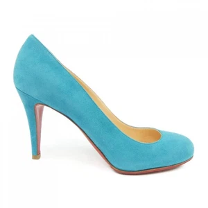CHRISTIAN LOUBOUTIN Pumps Damen Größe 38,5 Blau Wildleder - Bild 1 von 6