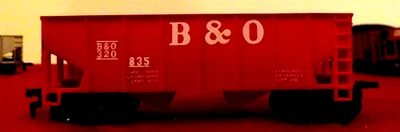 Life-Like HO Scale P/N 8575 2 Bay Open Hopper B&O Baltimore& Ohio #B&O 320835 - Image 1 of 4