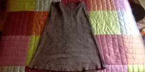 Matalan Amaranto Brown suede style skirt size 14 - Picture 1 of 6