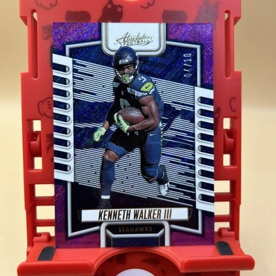 Kenneth Walker 2023 Absolute Purple Sparkle SSP 4/10 - Image 1 of 4