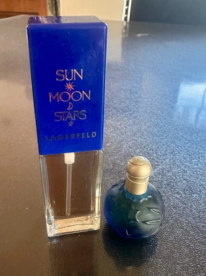 🩷Juego de perfumes vintage años 90 SUN MOON STARS Karl Lagerfeld EDT 2 piezas spray y mini Foto 1 de 4