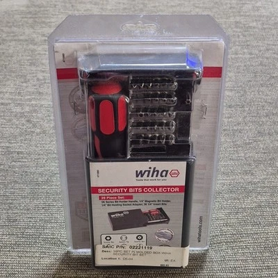 Wiha Tools 39 Piece Bits Collector Security Bits Set Screwdriver 71990 BRAND NEW - Image 1 of 4