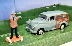 Corgi 1/43 Morris Minor Traveller + Figure TV Heartbeat Diecast Scale Model Car - Picture 1 of 7