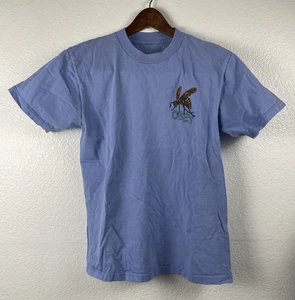 Obey Ocean Blue Men's Short Sleeve T-Shirt Size Small Wasp Hornet & Logo - Picture 1 of 9