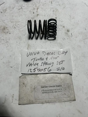 CONJUNTO DE MOLA VÁLVULA USADO AJUSTE VOLVO 740's DIESEL 2383c D24 OHC 1983-86 1257056 USADO - Imagem 1 de 3