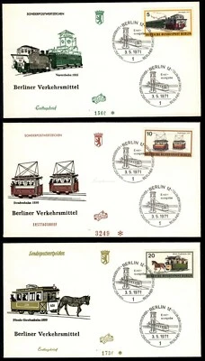 FDC Germany Berlin, 1971. 90th Anniv. Berlin Traffic History - Image 1 of 4