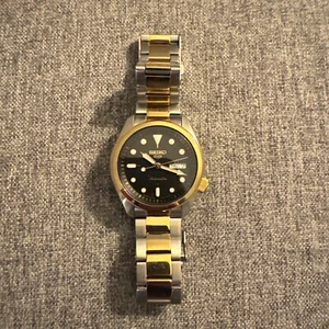seiko 5 automatic sport Gold And Silver - Picture 1 of 7