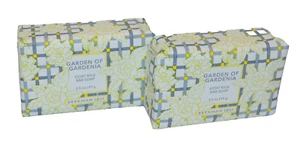 2 Beekman 1802 Ziegenmilchseife Bars Set Gardenia Palme Größe je 3,5 Oz - Bild 1 von 2