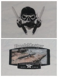 Buckmaster Knife 40th Anniversary t-shirt Combat Diver Pro military US Navy - Picture 1 of 7