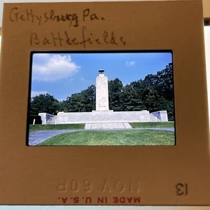 1960 Gettysburg Pennsylvania Battlefield Vintage Photo 35mm Slide - Bild 1 von 3