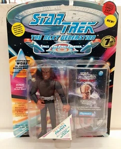LIEUTENANT WORF in STARFLEET RESCUE OUTFIT ACTION FIGURE STNG - PLAYMATES/1994 - Picture 1 of 2
