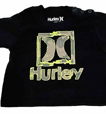 Camiseta Hurley Negra/Camuflaje Manga Larga 3-6 Meses Nueva Sin Etiquetas Foto 1 de 4