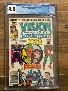 CGC 4.0 VISION & SCARLET WITCH 12 1st Tommy Billy Maximoff MULTIVERSE MADNESS - Picture 1 of 2