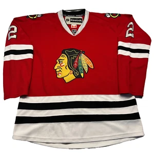 Chicago Blackhawks Jersey Reebok Mens 2XL Red Fight Strap Duncan Keith - Picture 1 of 12