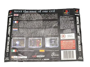 Playstation 1 PS1 Mortal Kombat Mythologies Sub-Zero 💥NUR BACKCOVER💥 PAL - Bild 1 von 5