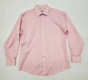 Brooks Brothers Shirt Mens 16/33 Pink Performance Regent Coolmax Supima - Picture 1 of 13