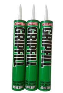 Evo-Stik Gripfill Gap Filling Adhesive - 350ml Pack Of 3 Bottles - Picture 1 of 1
