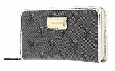 U.S. POLO ASSN. Zip Wallet Brown / Cream - Imagen 1 de 4