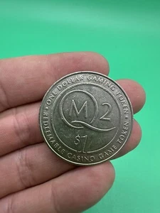 Vintage Queen Mary 2 One Dollar 1$ Casino Gaming Token Coin Cunard - Picture 1 of 3