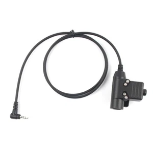 Walkie Talkie Radio Tactical Headset Adapter U94 PTT 3.5mm 1Pin For YAESU/VERTEX - Picture 1 of 7