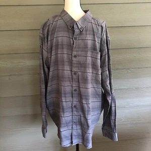 Columbia Mens 2XL XXL Blue Striped Cooper Lake Long Sleeve Casual Shirt NWT New - Picture 1 of 7