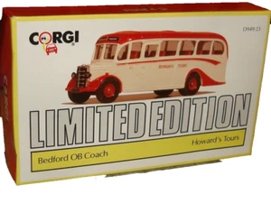 BEDFORD OB COACH - HOWARD'S TOURS WHITBY - CORGI LIMITED EDITION - um 1990 - Bild 1 von 6