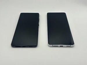 Numériseur écran LCD OEM Samsung Galaxy S21 Ultra OLED + cadre moyen avec points/ombre - Photo 1 sur 5