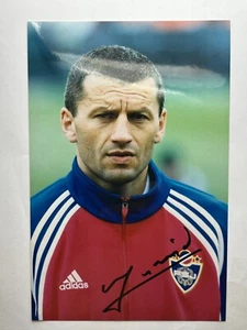 Autógrafo MIROSLAV DUKIC-48 Tapas YUGOSLAVIA-WC98-Valencia CF-Deportivo-firmado - Imagen 1 de 2