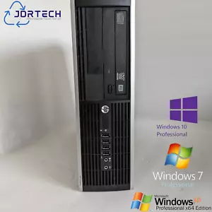 Customizable Retro Desktop HP Elite 8300 SFF DT Intel Core i7 SSD 4GB W10/W7/XP - Picture 1 of 9