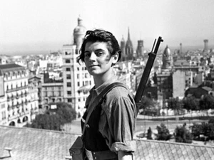 V4123 Marina Ginesta Guerra Civil Española 1936 Raro Retro PÓSTER DE PARED IMPRESIÓN REINO UNIDO - Imagen 1 de 13