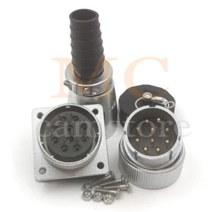 WEIPU WS32 10 Pin Panel Mount Waterproof Power Connectors,Aviation Plug Socket - Picture 1 of 6