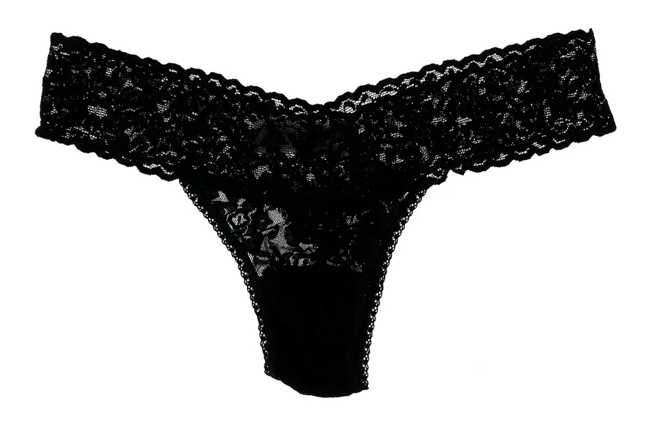 Tanga de encaje negro para mujer YUMMIE TUMMIE talla O/S 140245 Foto 1 de 1