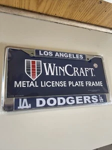 Dodgers Chrome License Plate Frame 🔥🔥hot🔥🔥 Fresh New Design - Picture 1 of 4