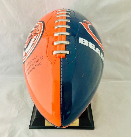 Danbury Mint Chicago Bears Super Bowl XX Commemorative Trophy NFL Football Cover