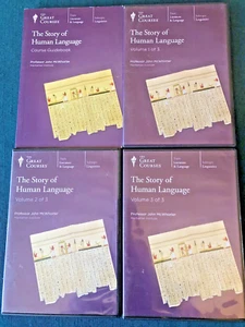 Story of Human Language by John McWhorter, Guidebook And All 36 CD's! - Picture 1 of 19