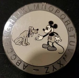 Disney Pin 00008 Mickey Pluto Alphabet PP Preproduction Sample Proof LE - Picture 1 of 12