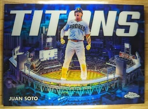2023 Juan Soto Titans Topps Chrome Mlb New York Yankees Padres CT-6 Baseball - Picture 1 of 2