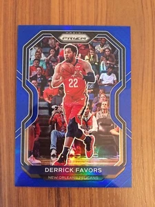 2020-21 Panini Prizm #133 Derrick Favors Blue Prizm SP /199 - Picture 1 of 3