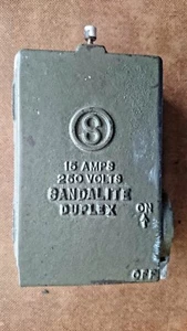 Caja de fusibles vintage retro para casa antigua - Imagen 1 de 9
