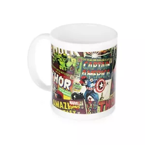 Marvel Retro Covers Tasse Teetasse Becher Keramik Mug 315 ml - Bild 1 von 4