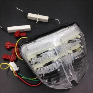 Clear LED Tail Brake Turn Signal Light For 2006-2007 Suzuki GSXR600 GSX-R750 K6 - Picture 1 of 8