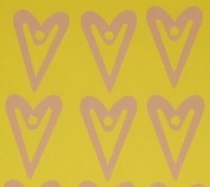 Rosa CORAZÓN ABIERTO ACENTOS METÁLICOS Boda San Valentín Romance Álbum de recortes Fabricación de tarjetas - Imagen 1 de 1