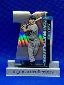 2021 Topps Chrome Platinum Players Die Cut #CPDC-60 Duke Snider Brooklyn Dodgers - Picture 1 of 2