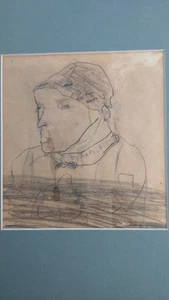 Drawing signed. Dessin signé style Marie VASSILIEFF - Picture 1 of 1