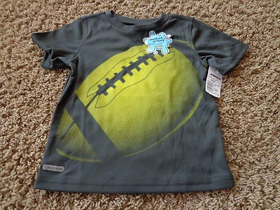 JUMPING BEANS Niño Nuevo Con Etiquetas Talla 18M Play Cool Gris Fútbol SS Poliéster Camisa Foto 1 de 4