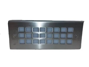 4 x LED Step Stair Light Silver Rectangular Recessed Lighting Path 1W Cool White - Picture 1 of 6