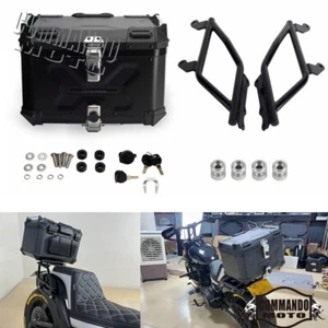 For Harley Low Rider S FXLRS FXLRST FLSB 2018-2025 Aluminum Top Box W/ Bracket - Picture 1 of 8