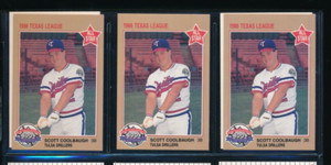 Lot (5) 1988 Grand Slam Texas League All-Stars #12 Scott Coolbaugh Driller (DI70