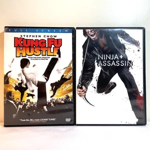KUNG FU HUSTLE / NINJA ASSASSIN (DVD) Action Adventure Martial Arts Comedy - Picture 1 of 9